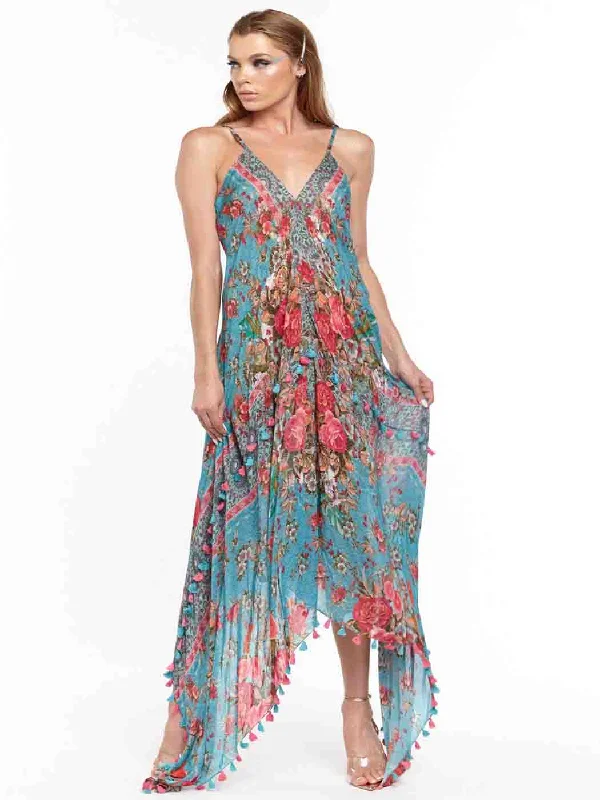 Trendy Online Boutiques Tianello Aratta Embroidered, "Phillipa"  Dress