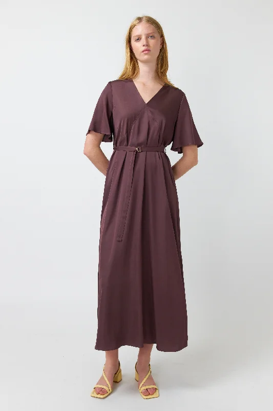 Winter Warm - Up Sale Kate Sylvester Cleo Dress - Aubergine