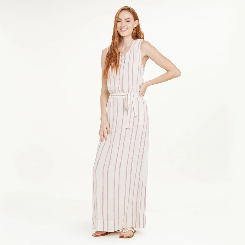 Trendy Street Style Gail Dress (Parker Stripe)