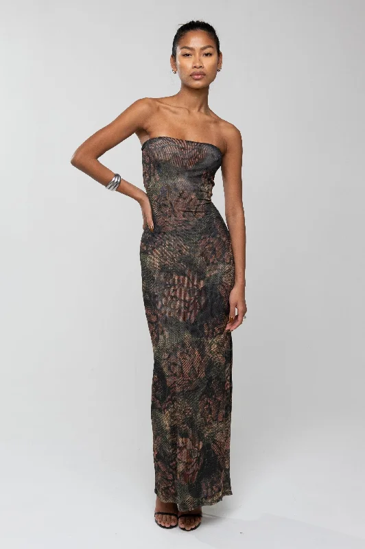 Ride The Style Wave Demi Dress in Autumn
