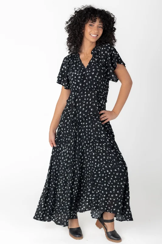 Cozy Comfort Style Sale Brass & Roe Northern Tiered Dress