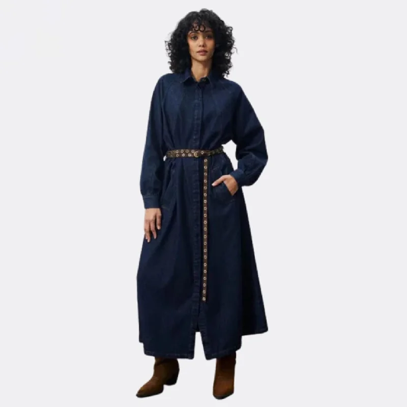 Women's Holiday Apparel Lisbeth Dress (Marine Blue)