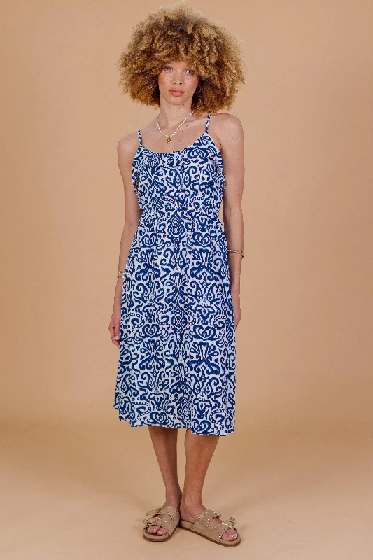 Unmissable Offers On Women's Everyday And Occasion Wear Dress Kea Blue.