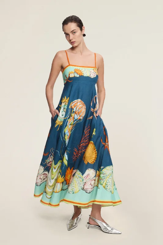 Women's Outerwear Attire Alémais Dorian Sundress - Navy | PRE ORDER End Of Feb