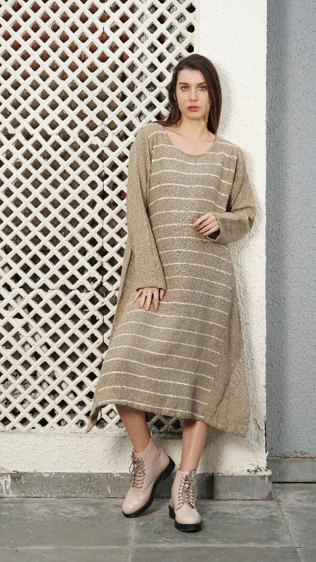 Women's Clothing For Travel Baxter Linen Blend Dress in Latte