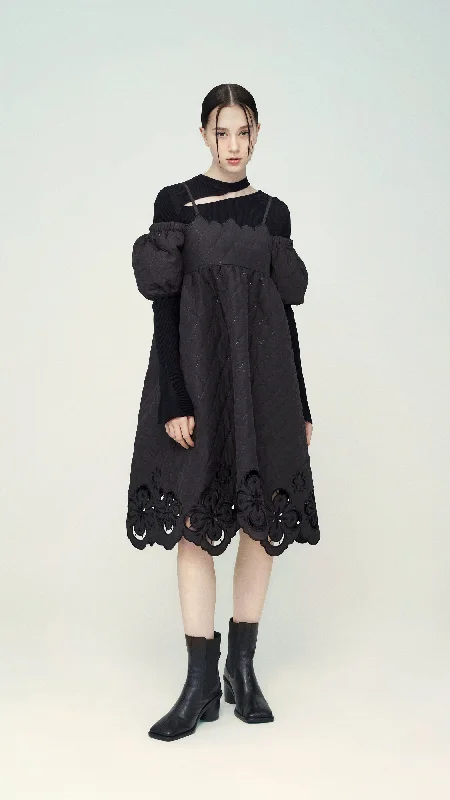Online Boutiques Affordable Quilting with Embroidery Dress