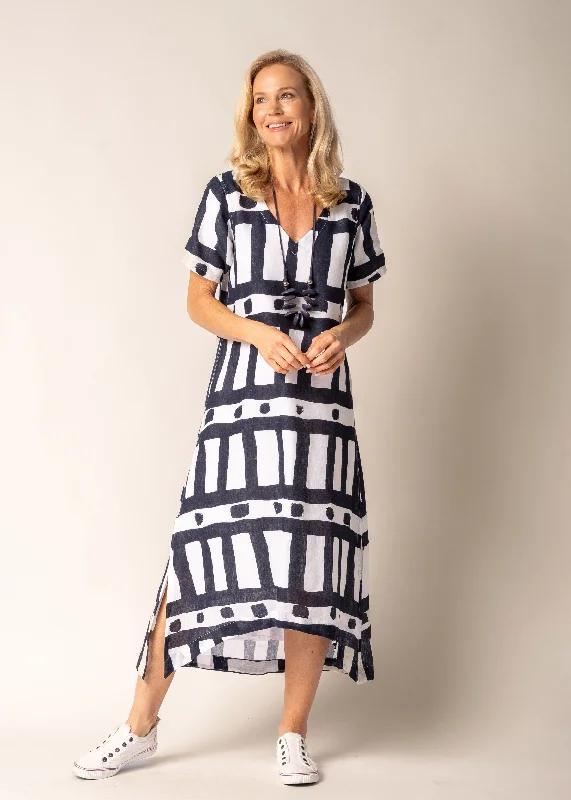 Durable Fashion Picks Posie Dress in Navy