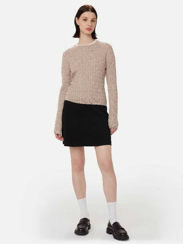 Women's Outdoor Activity Garments The Compact Mini Skirt in Black