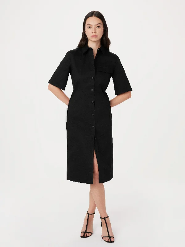 Chic Women's Clothing for Work and Travel The Parachute Dress in Black