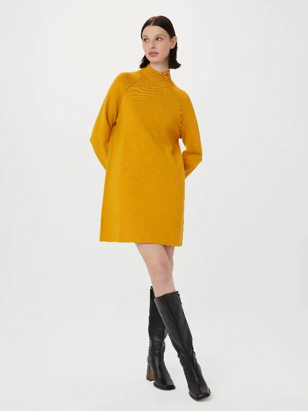 Women's Workout Garments The Compact Sweater Dress in Mustard