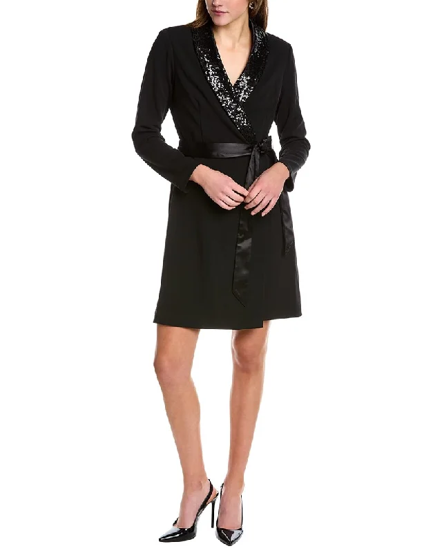Women's Clothing Sale Adrianna Papell Faux Wrap Blazer Dress