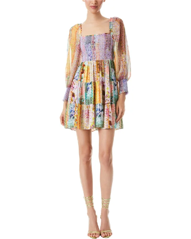 Women's Clothing for Every Season and Trend alice + olivia Rowen Tiered Mini Dress