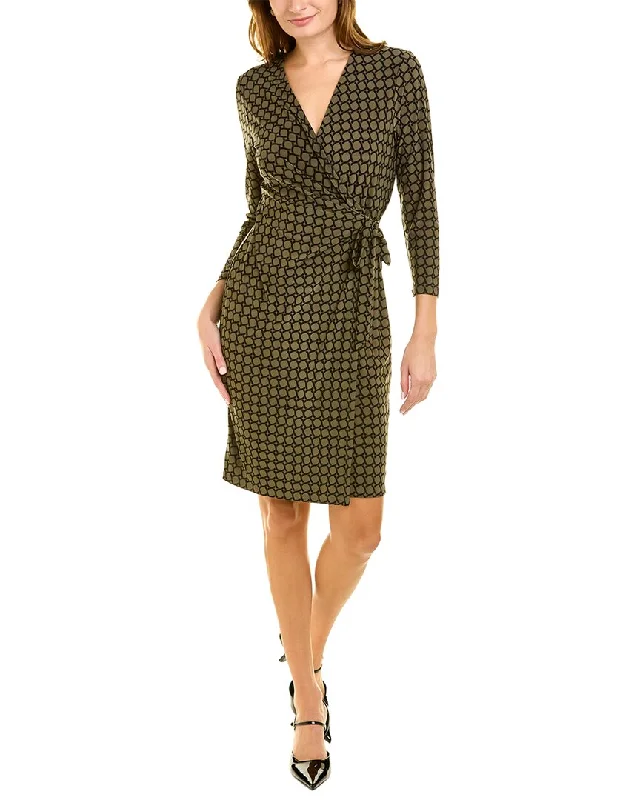 Women Online Clothing Boutiques Anne Klein Geometric Print Dress