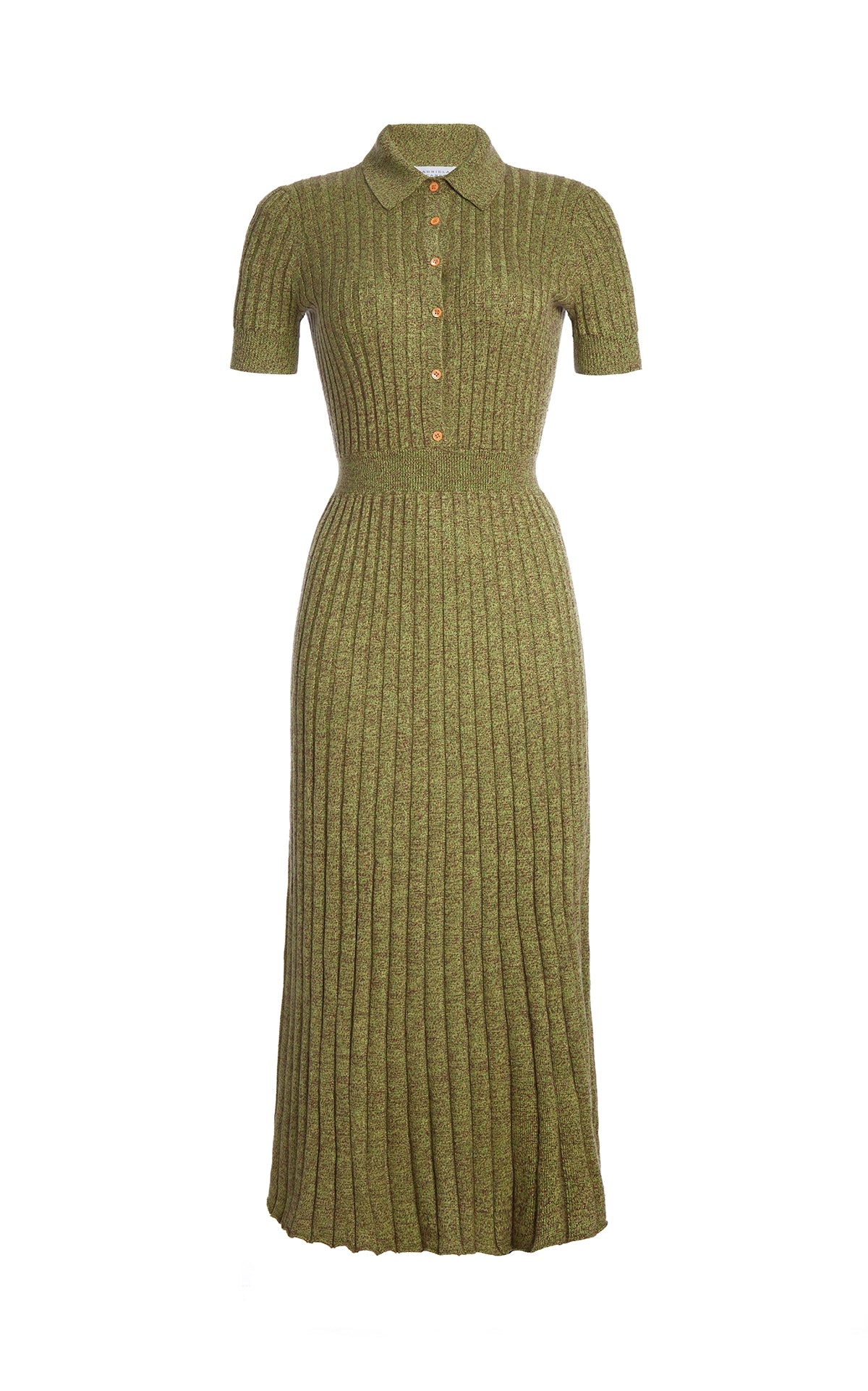 Trendy Online Boutiques Avant Knit Dress in Green Multi Cashmere Silk