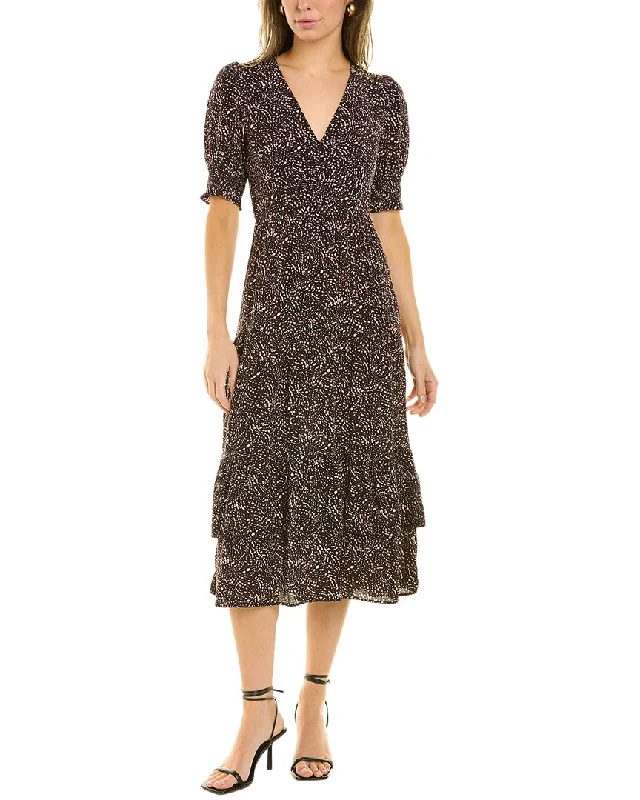 Casual Outfit For Women ba&sh V-Neck Midi Dress