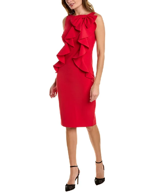 Comfortable Women's Clothes Badgley Mischka Bow Sheath Dress