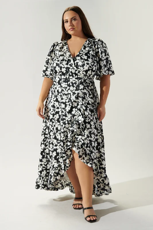 Women's Clothing For Special Occasions Casablanca Floral Abelia Hi Low Maxi Dress Curve Women's Clothing For Special Occasions Casablanca Floral Abelia Hi Low Maxi Dress Curve