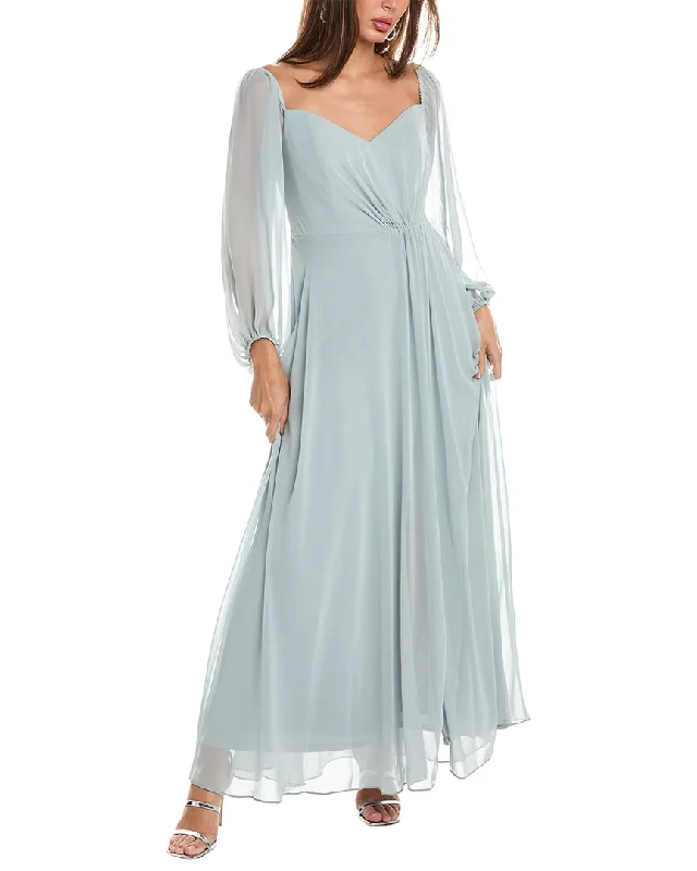 Comfortable Lounge Clothing Dessy Collection Chiffon Gown