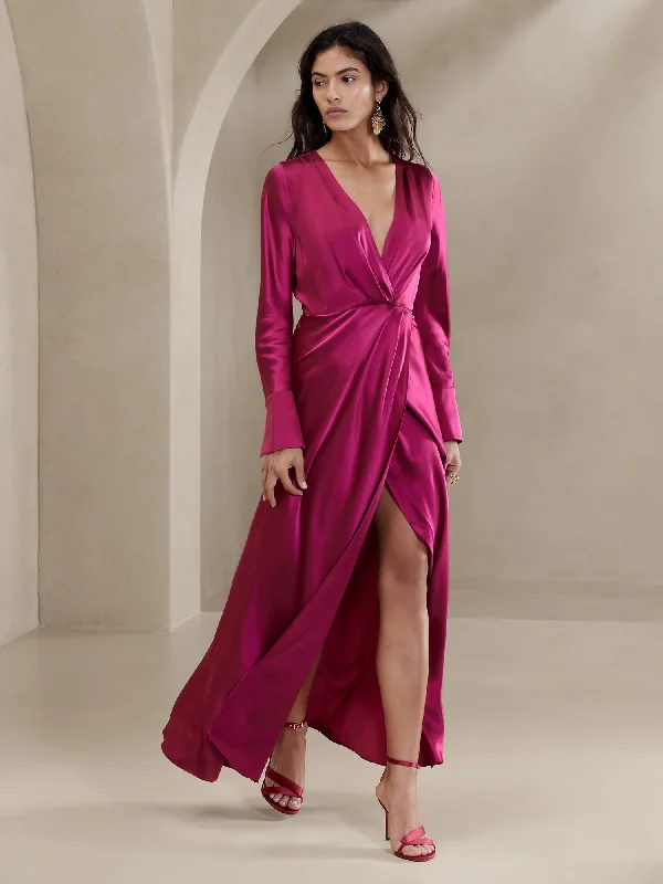 Modern Women's Apparel Etude Silk Maxi Dress