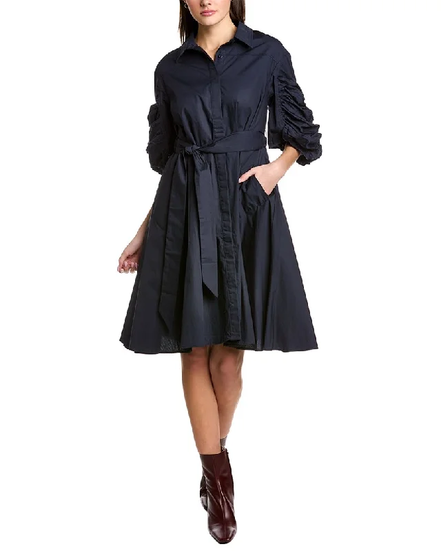 Online Boutique Stores Gracia Tie Waist Shirtdress