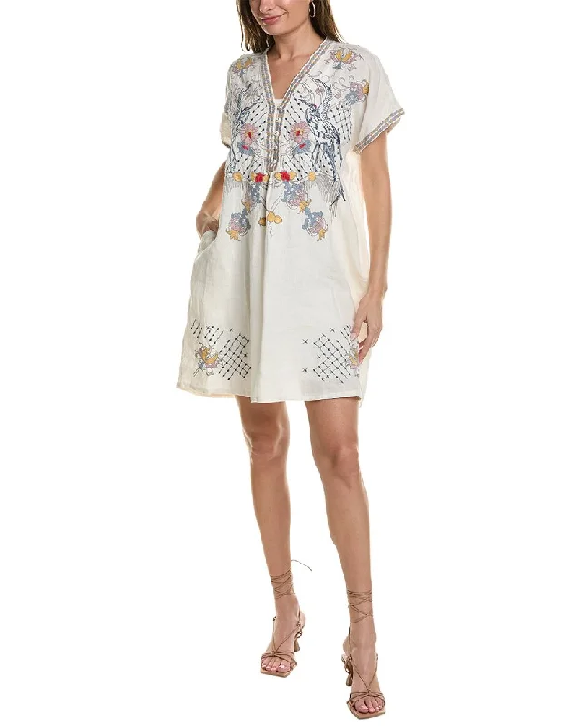 Women's Comfortable Garments Johnny Was Zippy Linen Mini Dress