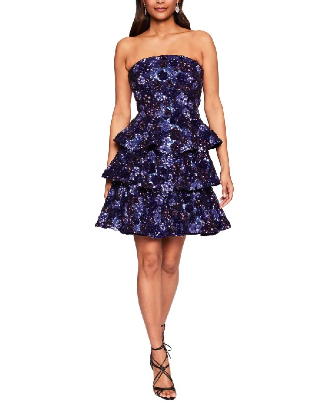 Timeless Women's Clothes Marchesa Notte Strapless Mini Dress