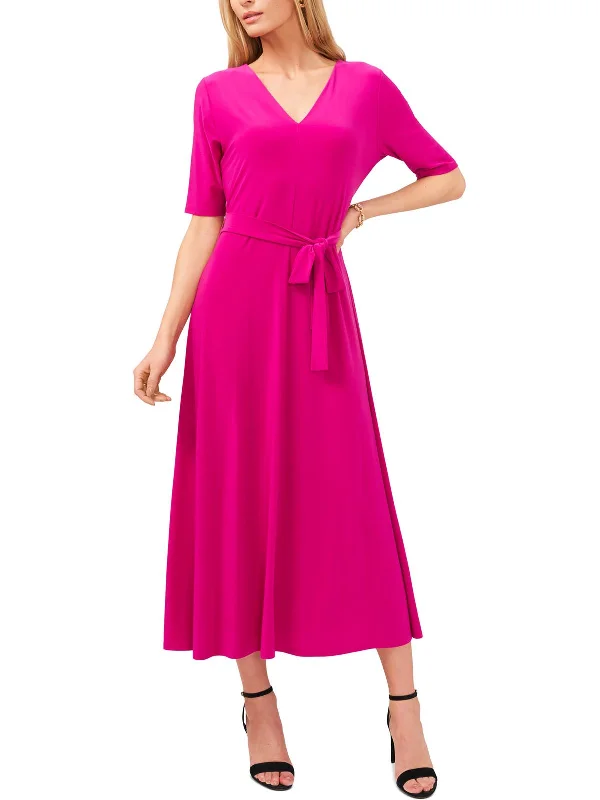 Women's Wedding Apparel Womens V-Neck Midi Maxi Dress