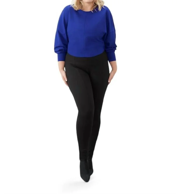 Comfortable Garments For Women All Day Slim Pant In Black