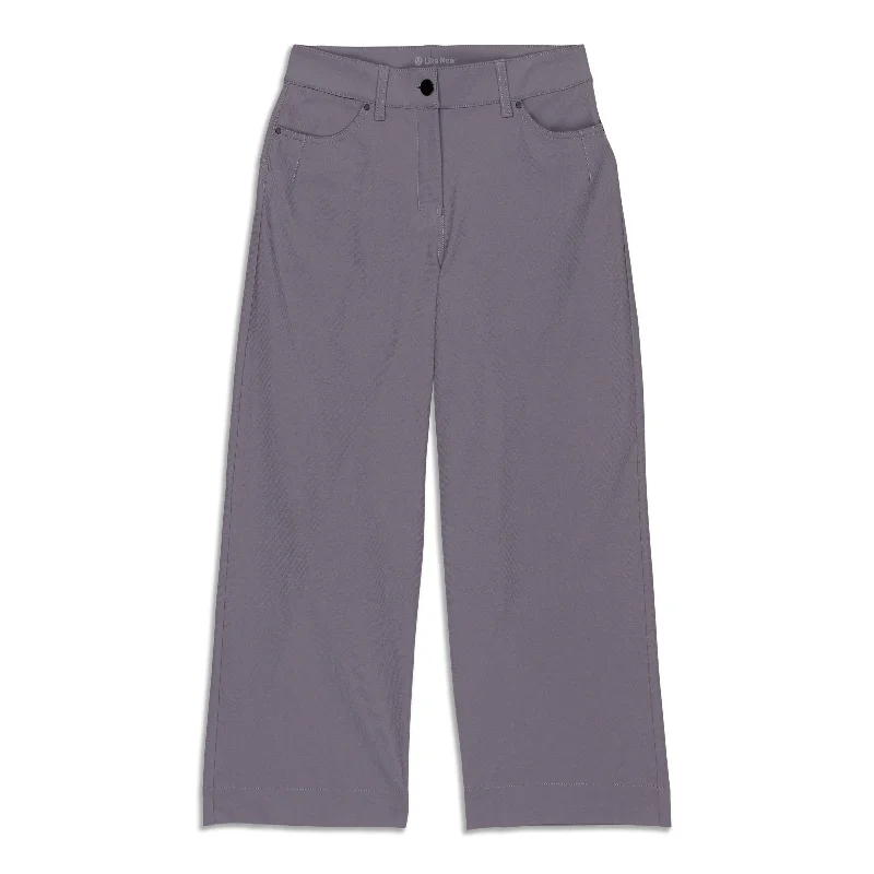 Casual Chic for Women City Sleek 5 Pocket Wide-Leg High Rise 7/8 Length Pant - Resale