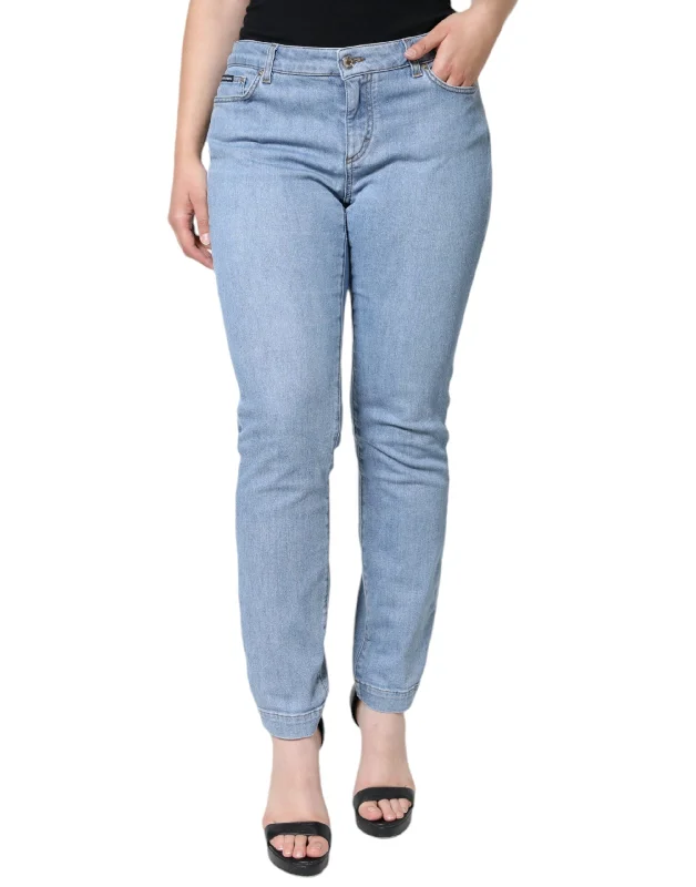 Women's Transitional Clothes Dolce & Gabbana  Pretty Slim Fit Cotton  Women's Jeans