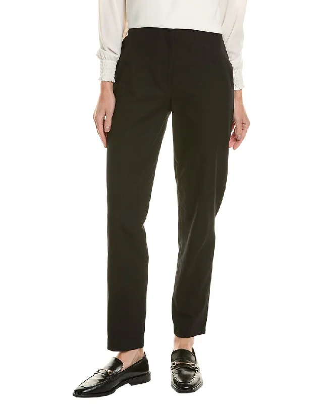 Women's Casual Outfit Donna Karan High-Rise Slim Leg Trouser