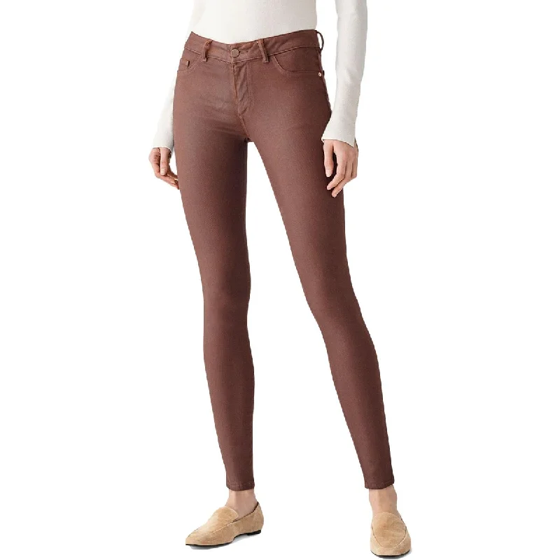 Stylish And Comfortable Clothing For Women Emma Womens Low Rise Coated Skinny Jeans
