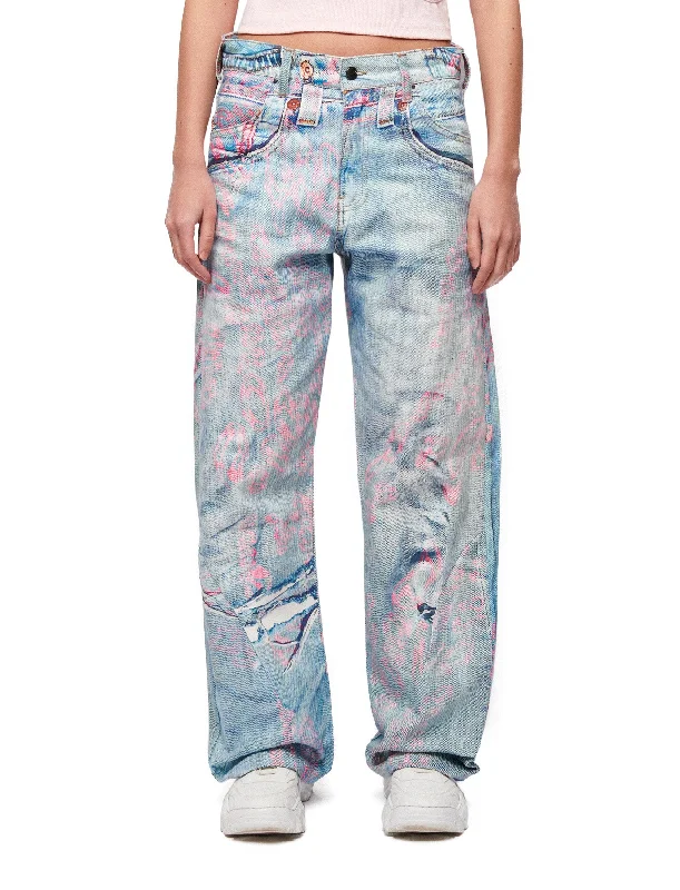 Clothing For Women FAUX DENIM RIPPED