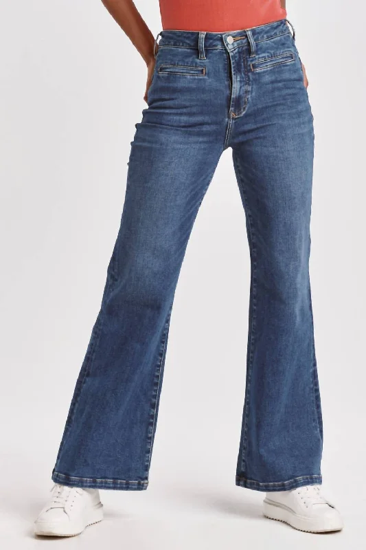 Sale Clothes Online Fiona High Rise Wide Leg Jean In Tempo
