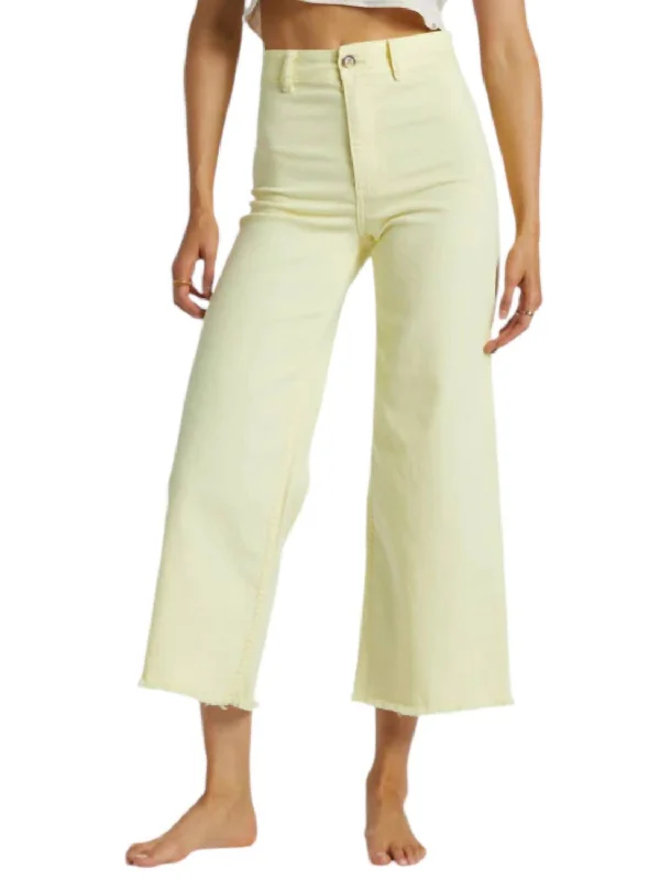 Women Wear Boutique Free Fall High Waist Pants In Cali Rays