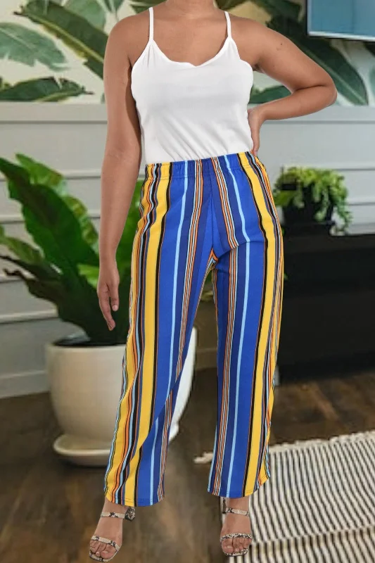 Casual Chic Clothing For Women Ladies Stripe Pants