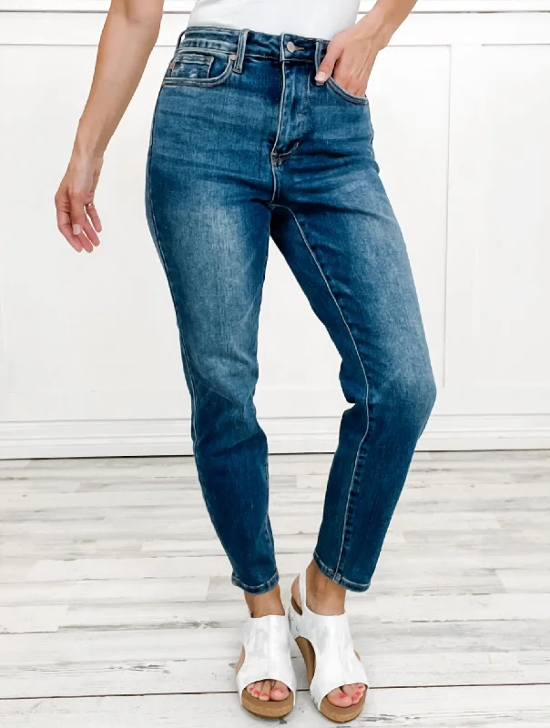 Outfits For Girls Hi-Rise Tummy Control Slim Fit Denim In Blue