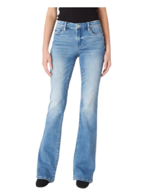 Women Online Clothing Boutiques Hoyt High Rise Mini Flare Jeans In Wait List