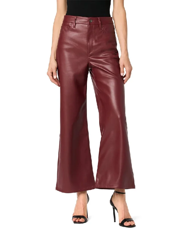 Women's Festive Attire JOE’S Jeans Wide Leg Burgundy Ankle Jean