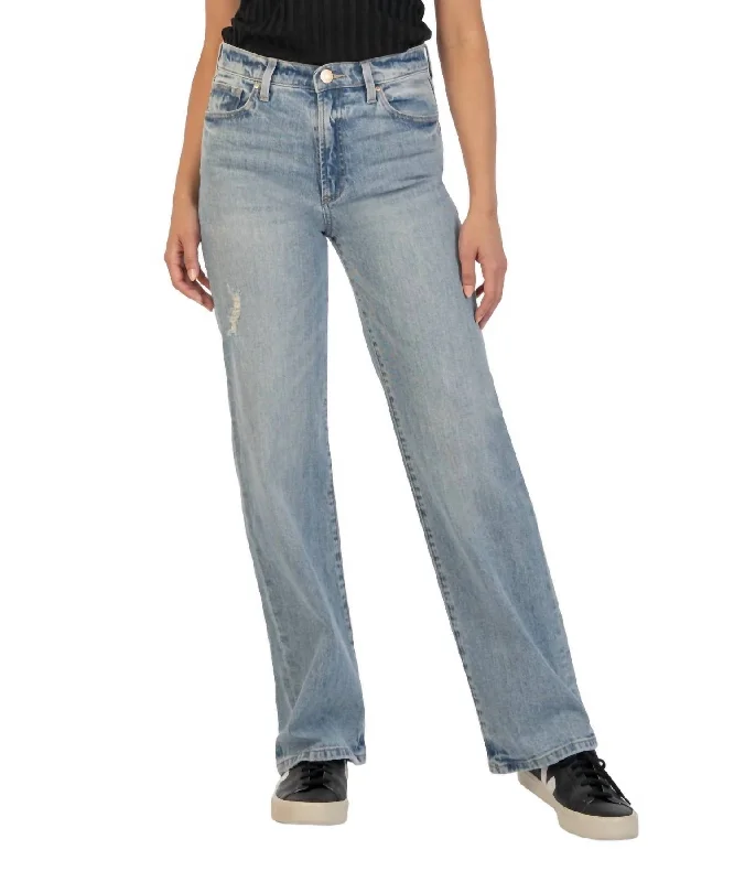 Women's Clothes Miller High Rise Wide Leg Jeans In Candescent