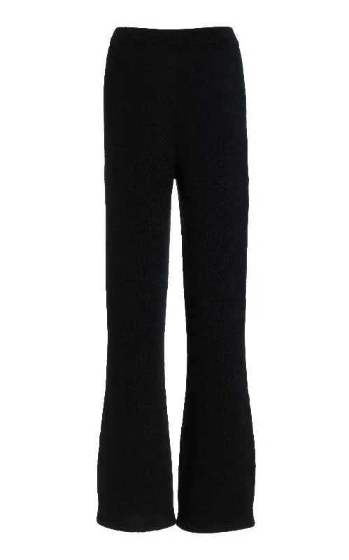 Bundle Offer Ornston Knit Pant in Black Cashmere