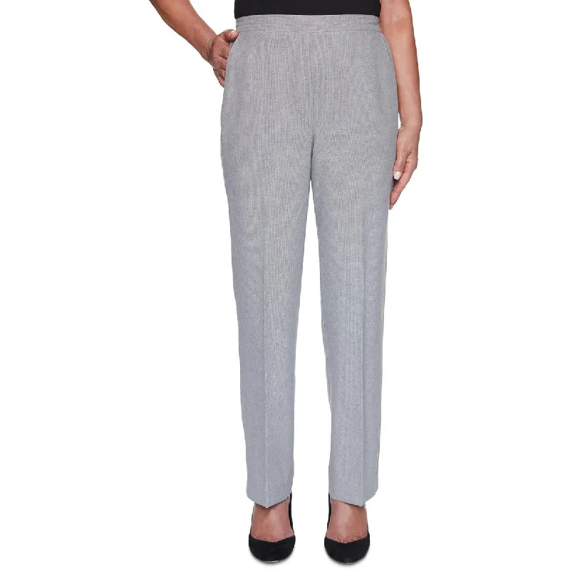 Women's Trendy Outfits Petites Womens Classic Fit High Rise Straight Leg Pants