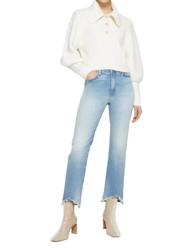Women's Outerwear Attire River High Rise Straight Denim In Palisades Vintage