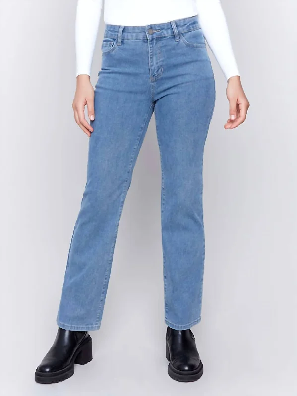 Women's Clothes And Apparel Straight Leg Jeans In Denim