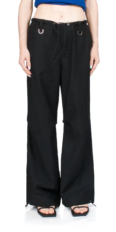 New Arrival Discounts Streetwise Parachute Pants In Black