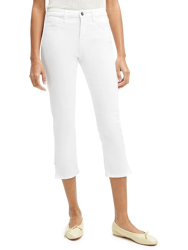 Stylish Loungewear for Women Womens Denm Side Slit Capri Jeans