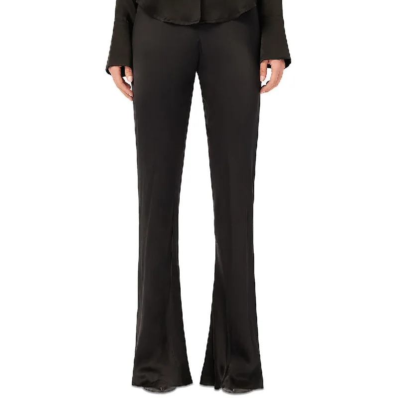 Vintage-Inspired Women's Apparel Womens Silk Wide Leg Wide Leg Pants