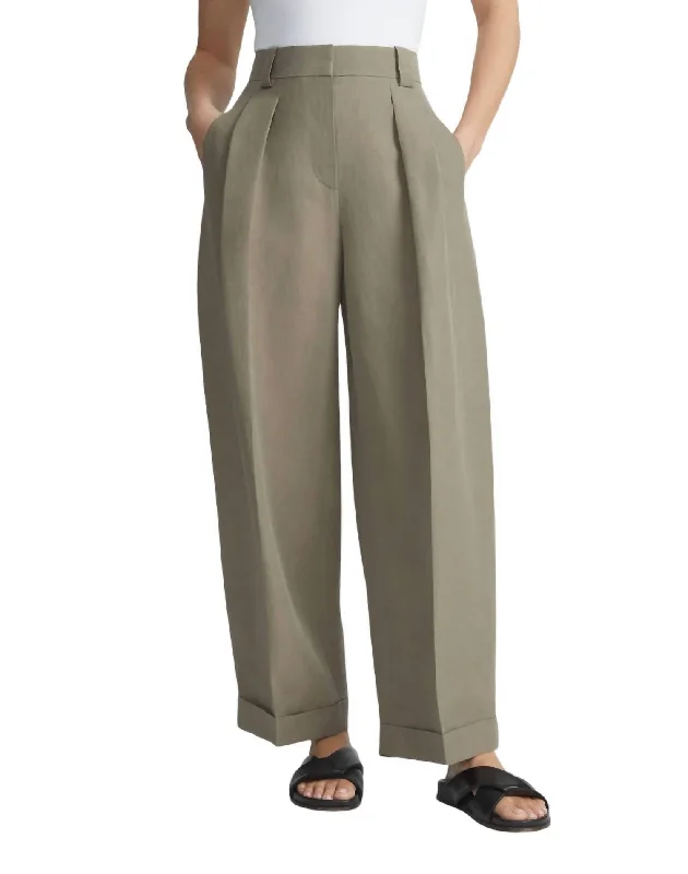 Stylish And Comfortable Clothing For Women Wyatt Barrel Leg Pants In Concrete