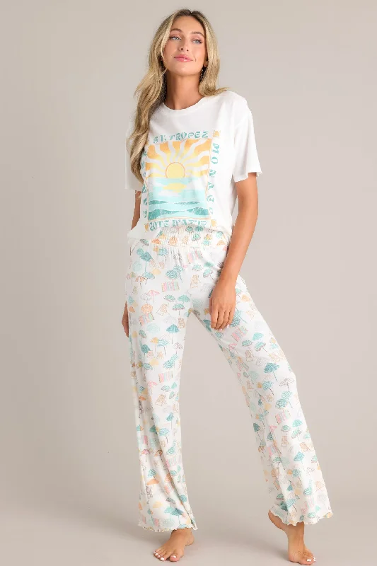 Clothes Sales Z-Supply Dawn Umbrella White Shell Pant