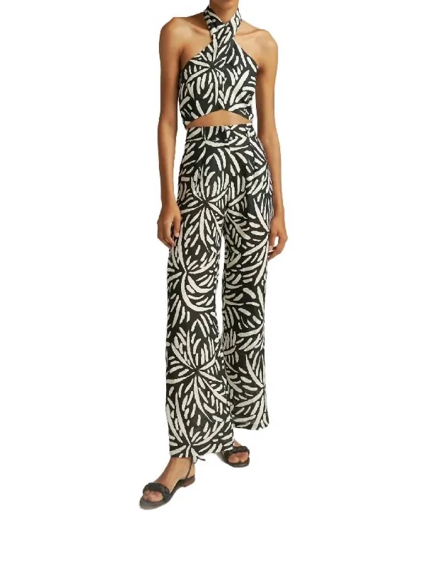 Charming Women's Outfit For Special Occasions Zohara Pants In Palm Abw